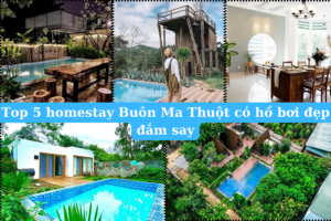 Top 5 homestay Buôn Ma Thuột có hồ bơi đẹp đắm say